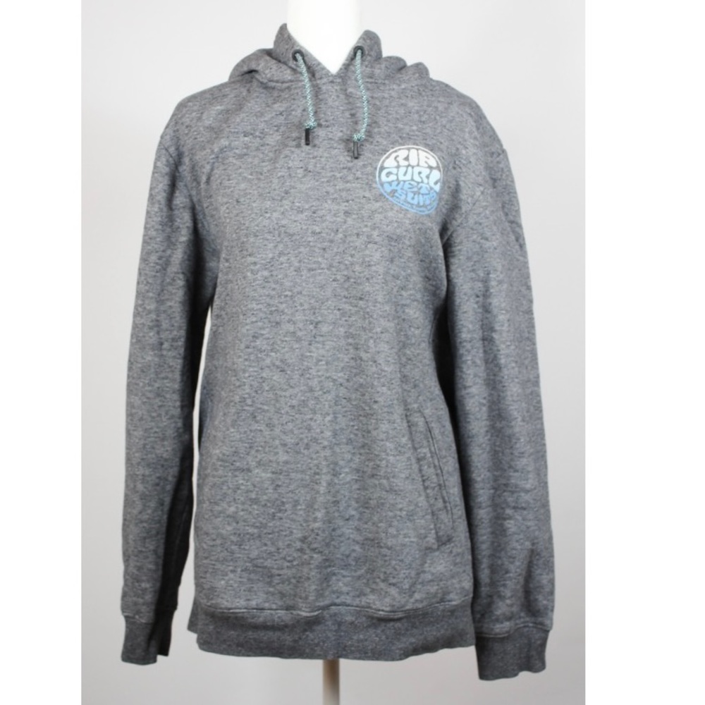 Rip Curl Heather Gray Pullover Sweater Medium
